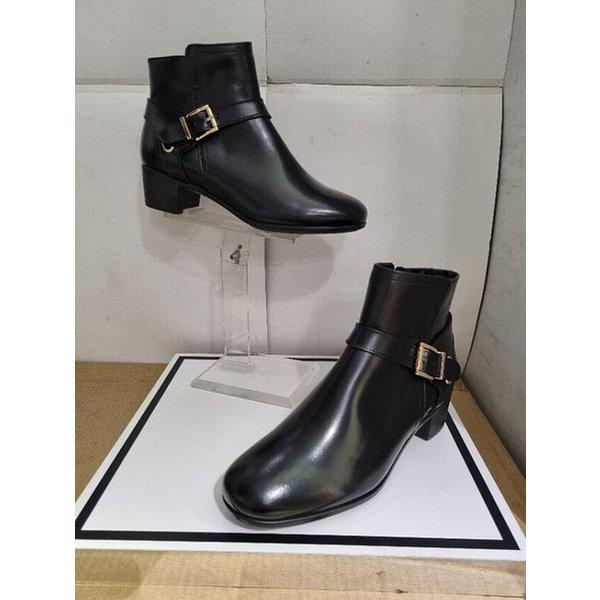 女性用 快適なファーアンクルブーツ ヒールPFBWBS607 (P002408954)