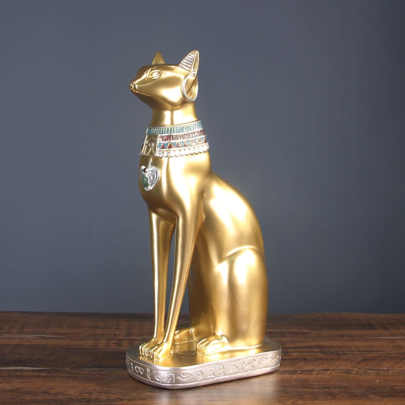 Qoo10] バステト エジプト装飾品 招き猫 置物