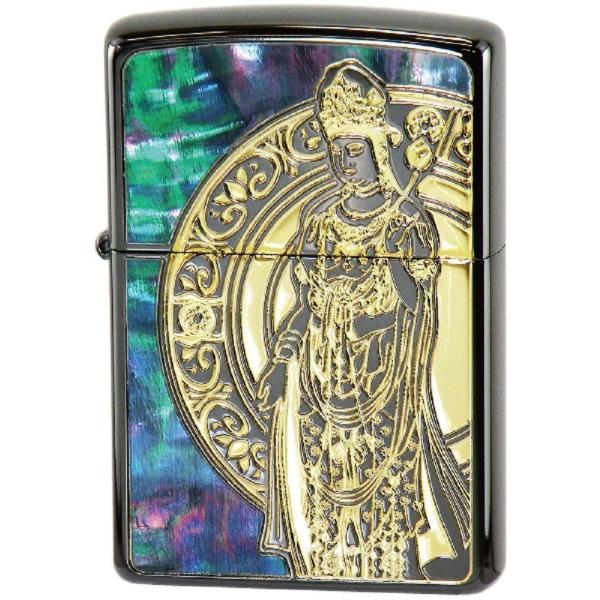 ZIPPO(ジッポー) ライター ゴッデスオブマーシー 観音様 ブラックニッケル 即納
