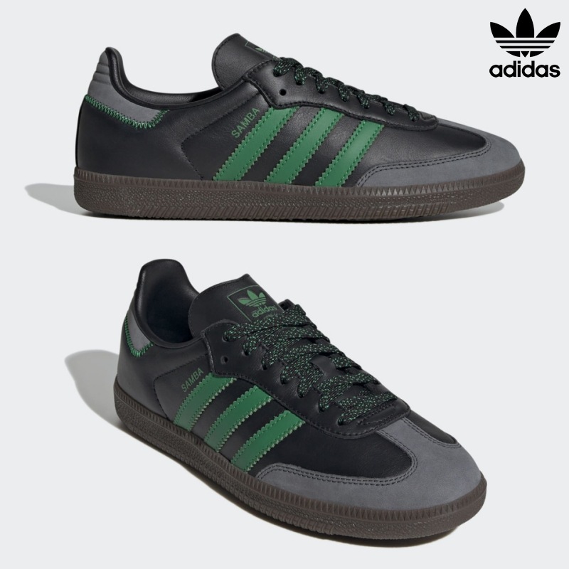 [ADIDAS] アディダス スニーカー オリジナルス サンバ OG / Samba OG Black Green