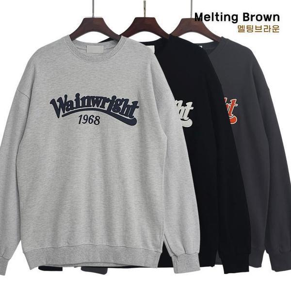 メンズオーバーフィットマンツーマンTシャツ WR25