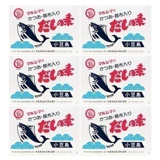 マルシマのかつお昆布入り だしの素 50袋 500g 6個セット