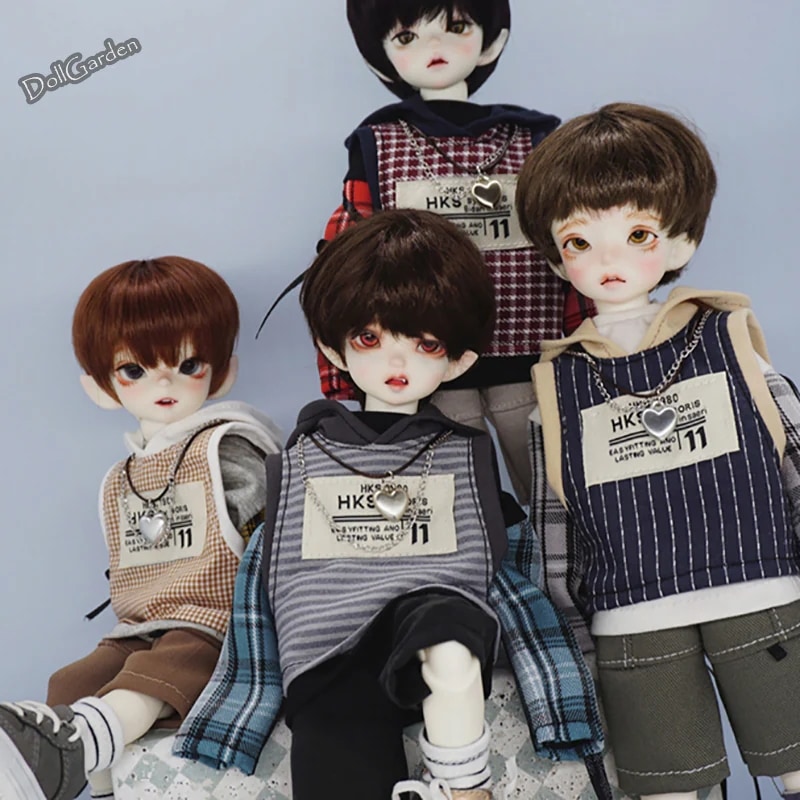 BJD 1/4ドール服 1/6ドール服 ドール用衣装セット MSD/幼SDサイズ球体関節人形用