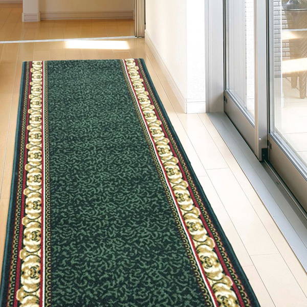 廊下敷きカーペット 廊下用 ロングカーペット ラグマット 67x2500cm おしゃれ エレガント アイラス 不織布貼り 滑り止め加工 防音