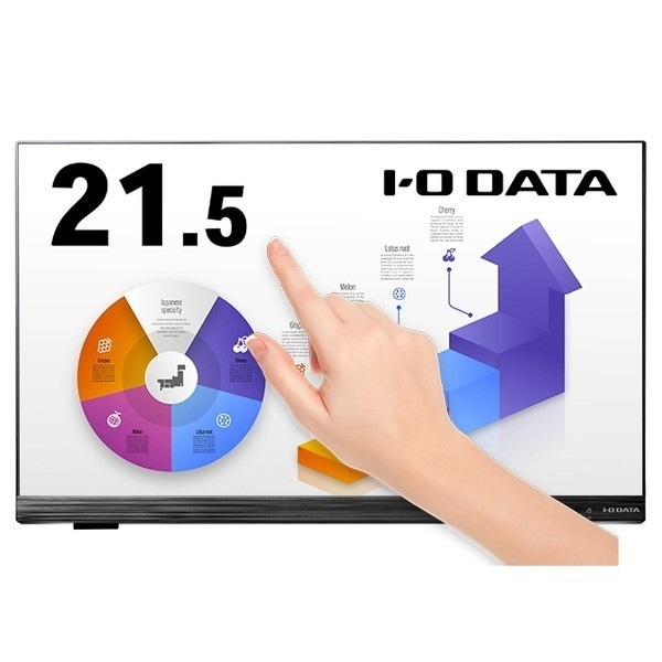 LCD-MF224FDB-T2 ブラック [21.5型 PCモニター (タッチパネル フルHD(19201080) ワイド)]