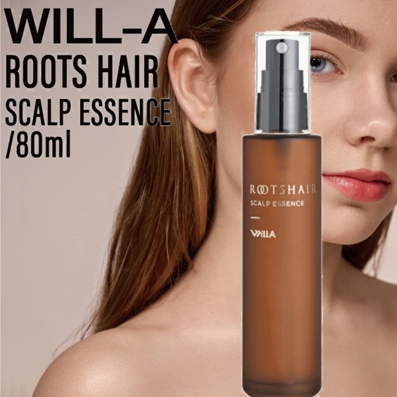 ﾎﾟｲﾝﾄ5倍！WILL-A ルーツヘアー スカルプエッセンス 80ml (ウエルエー ROOTSHAIR 頭皮 コンディショニング 綺麗 ヘアケア 幹細胞 ヒト毛根細胞順化培養液 美髪 頭髪)