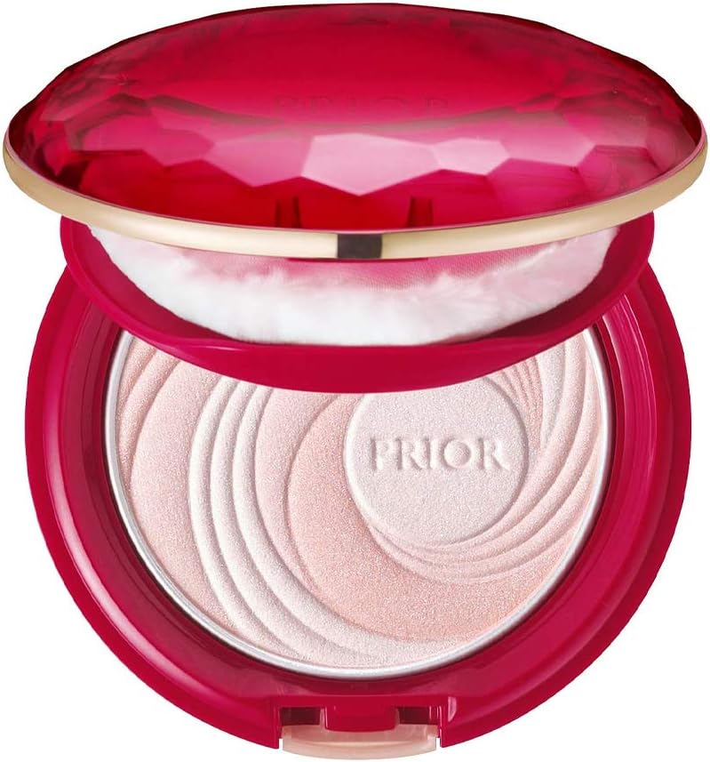 プリオール PRIOR 美つやアップおしろい フェイスパウダー ピンク SPF15 ・ PA++ 9.5g