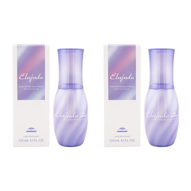 [2個セット]エルジューダ エクストラリペア ミルキーセラム 120ml ダメージ 補修 流さないトリートメント オイル[ギフトラッピング対応]