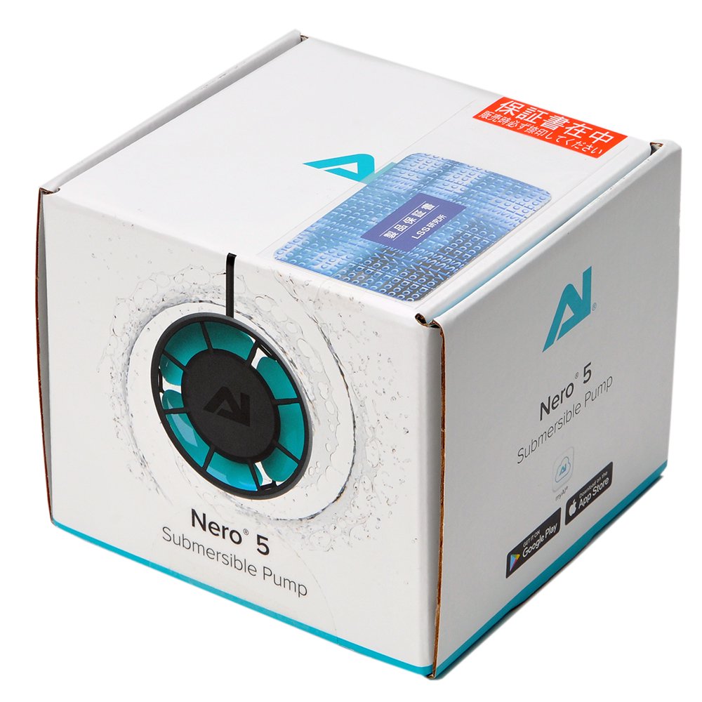 ＡＩ　ＮＥＲＯ　５　超小型　水流ポンプ　最大１１３５６Ｌ／Ｈ　ガラス厚　ー１６ｍｍ対応　ウェーブポンプ　ＣＲＣ10―35―65―20―20