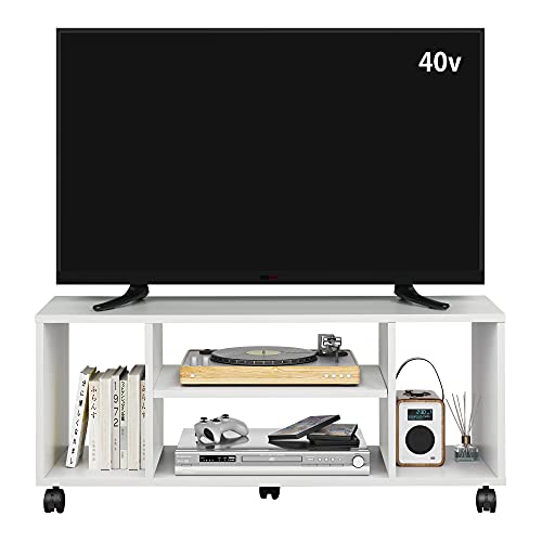 DEVAISE テレビ台 テレビボード ローボード tv台 キャスター付き tvボード 移動便利 4 4,326円