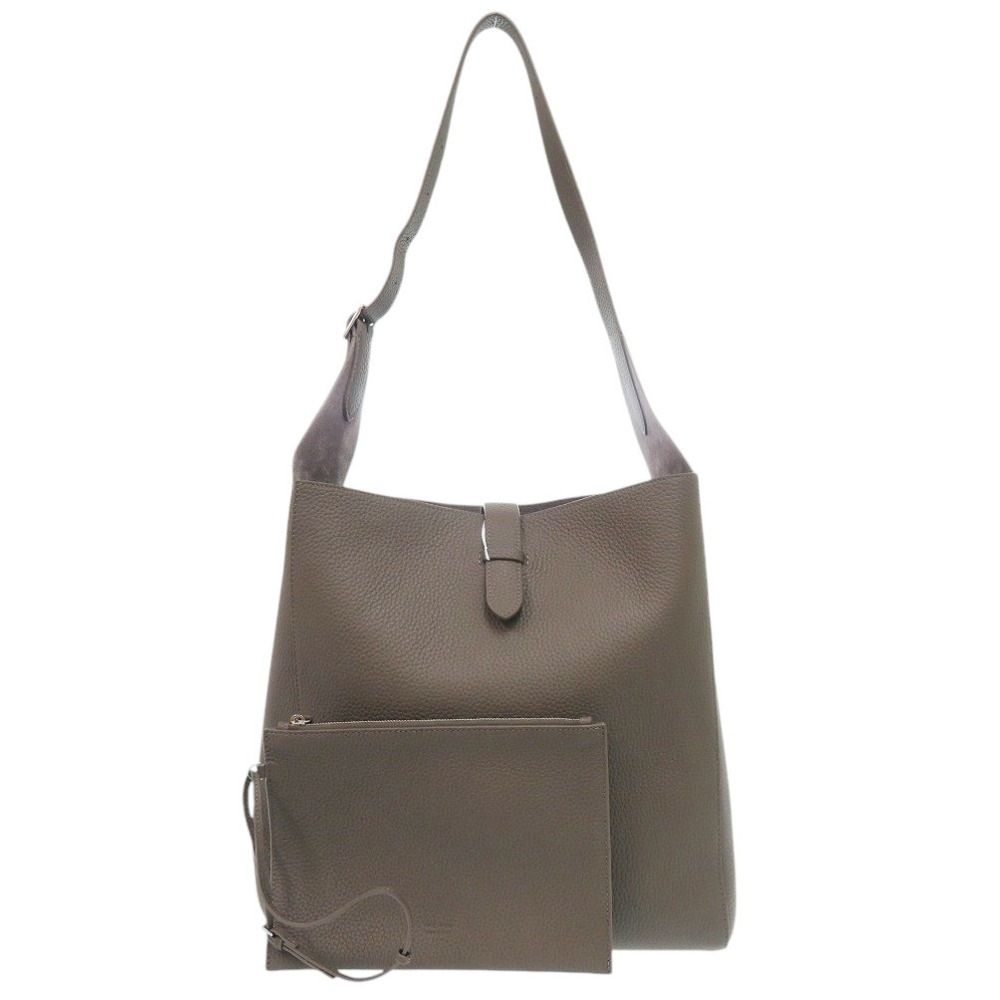 新品同様 ブレイク ホーボー Blake Hobo ポーチ付 ショルダーバッグ レザー ブラウン 1562【中古】 レディース
