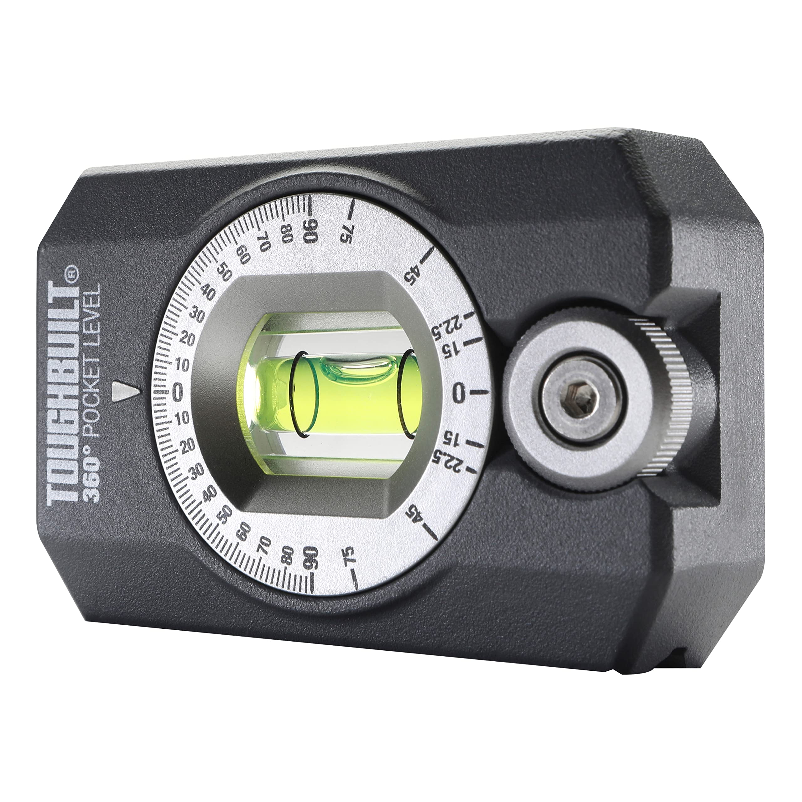 ToughBuilt 360度ポケットレベル - (TB-H2-L-4R) ブラック