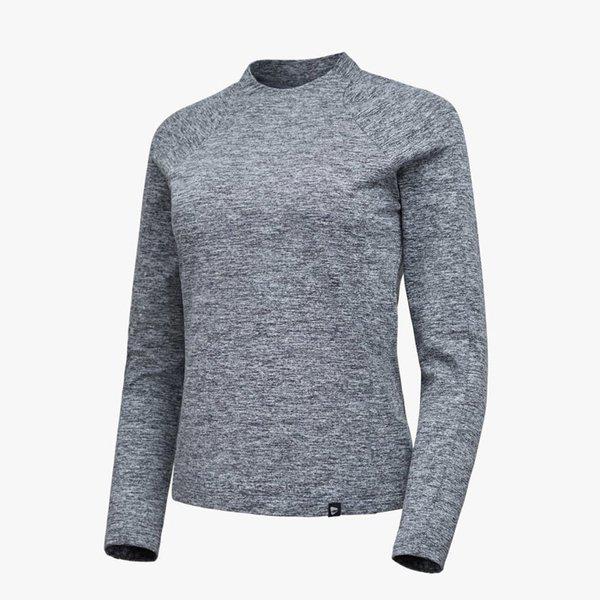 メランジモックネック 女性 長袖 起毛Tシャツ PW3WT24W413