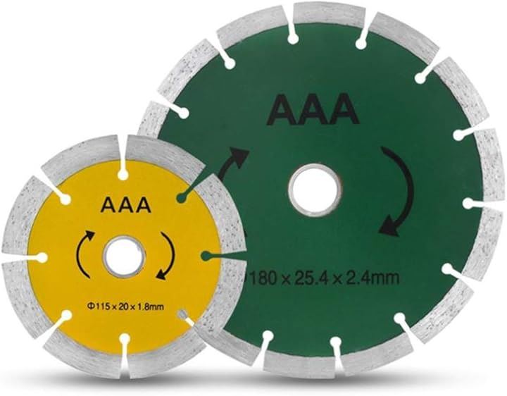 エックスジェー ダイヤモンドカッター 3枚セット ディスクグラインダー用 花崗岩 タイル 大理石 (230mm x 25.4 x 2.4)