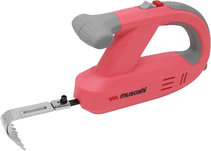 ムサシ 充電式除草バイブレーター ピンク WE-750(P)
