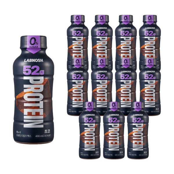 ラップノッシュ プロテインドリンク マックスチョコ 400ml（12本入り）(贈呈品なくなり次第贈呈終了)