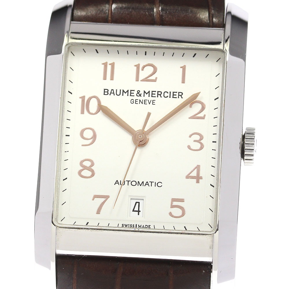 ボーム＆メルシェ Baume & Mercier 65751 ハンプトン クラシック デイト 自動巻き メンズ _812349【中古】
