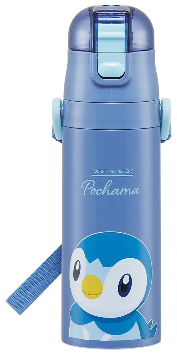スケーター(skater) 子供用 ステンレス 水筒 直飲み 470ml ポケモン ポッチャマ 子供に優しい軽量タイプ 男の子 保冷専用 ポケットモンスター waterbottle スポーツボトル か