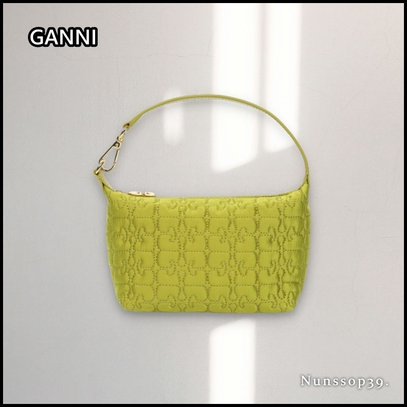 【GANNI】送料/関税込 Butterfly Small Pouch Satin Bag