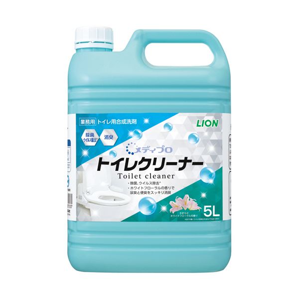 （まとめ）ライオン メディプロ トイレクリーナー5L 1本[x2セット]