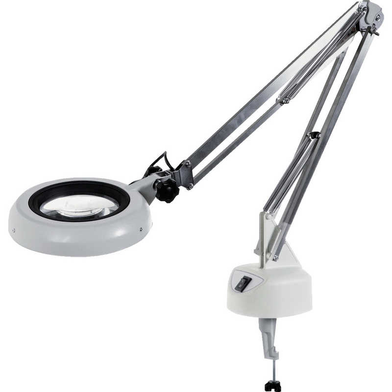 トラスコ中山　TRUSCOLED照明拡大鏡2倍クランプ保持型 　LPCLX2