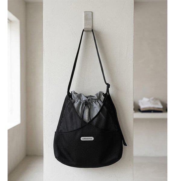 O メッシュ バケットバッグ UQ323CBG75BLK