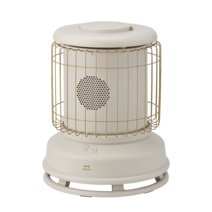 ファンヒーター 電気 全方位型 クラシックストーブ 電気ヒーター 360度 温風 暖め ストーブ風 コンパクト ハンドル 足元 即暖 タイマー 省エネ 静音 暖房器具