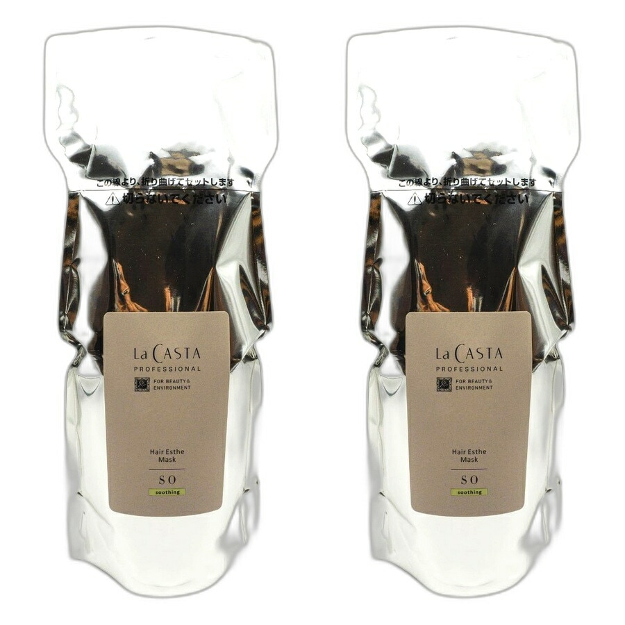 【2本セット】ラ・カスタ プロフェッショナル ヘアエステ マスクSO 600g　詰替え【La CASTA】