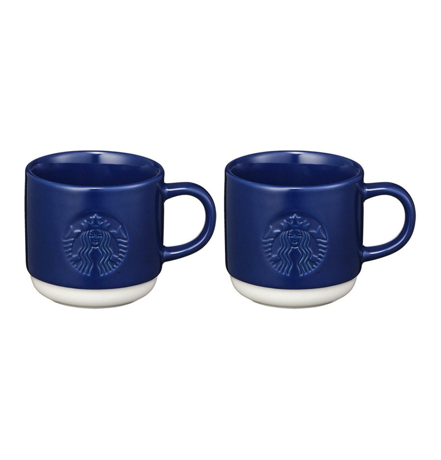 クール サマー ネイビー マグ 355ml x 2杯 韓国スターバ グッズ