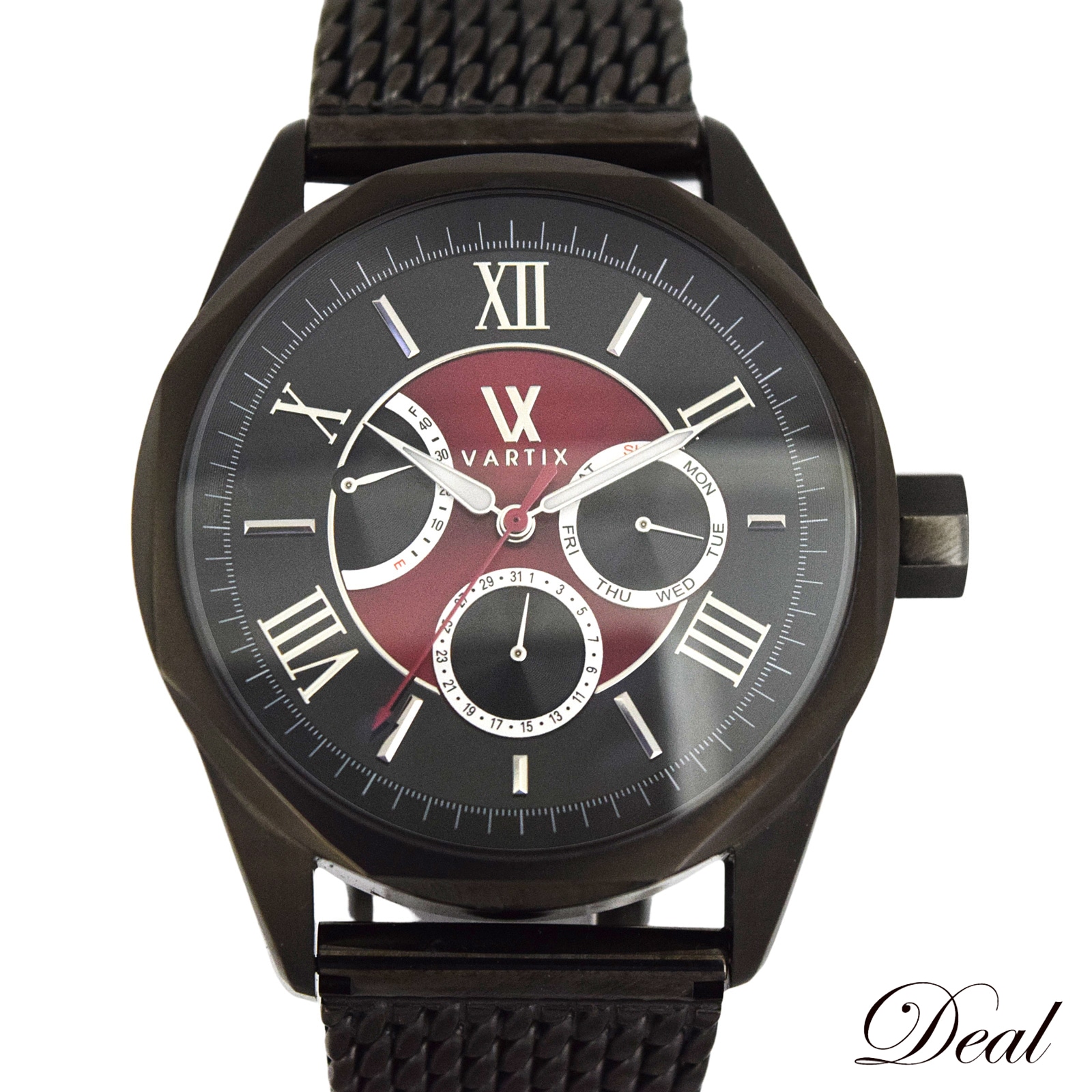 ヴァティックス アライブ テーブルファセット PR02B パワーリザーブ メンズ 腕時計