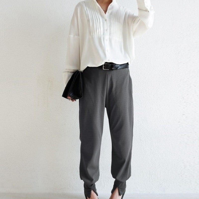 レディース パンツ ボトムス ロング フルレングス ストレート フェミニン 伸縮性 ストレッチ かわいい 大人可愛い きれいめ シンプル カジュアル 上品 おしゃれ こなれ感 ラフ ルーズ モード系