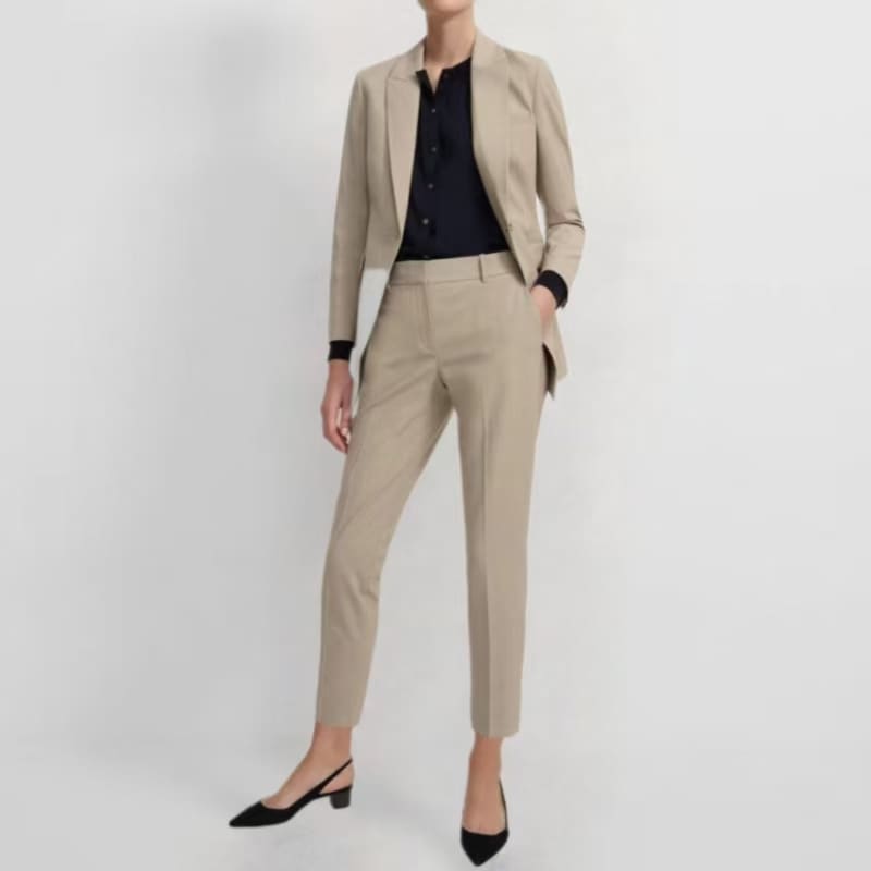 オーダーメイドスーツ　セットアップ2点ズボンスーツ　上下セットパンツスーツ レディーススーツ オーダーメイドレデイーススーツ　通勤 スーツ　 春秋ファ 11,692円