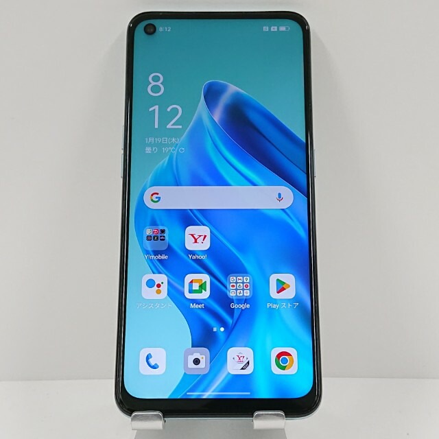 OPPO Reno5 A A101OP Y!mobile アイスブルー 送料無料 本体 c17220 【中古】