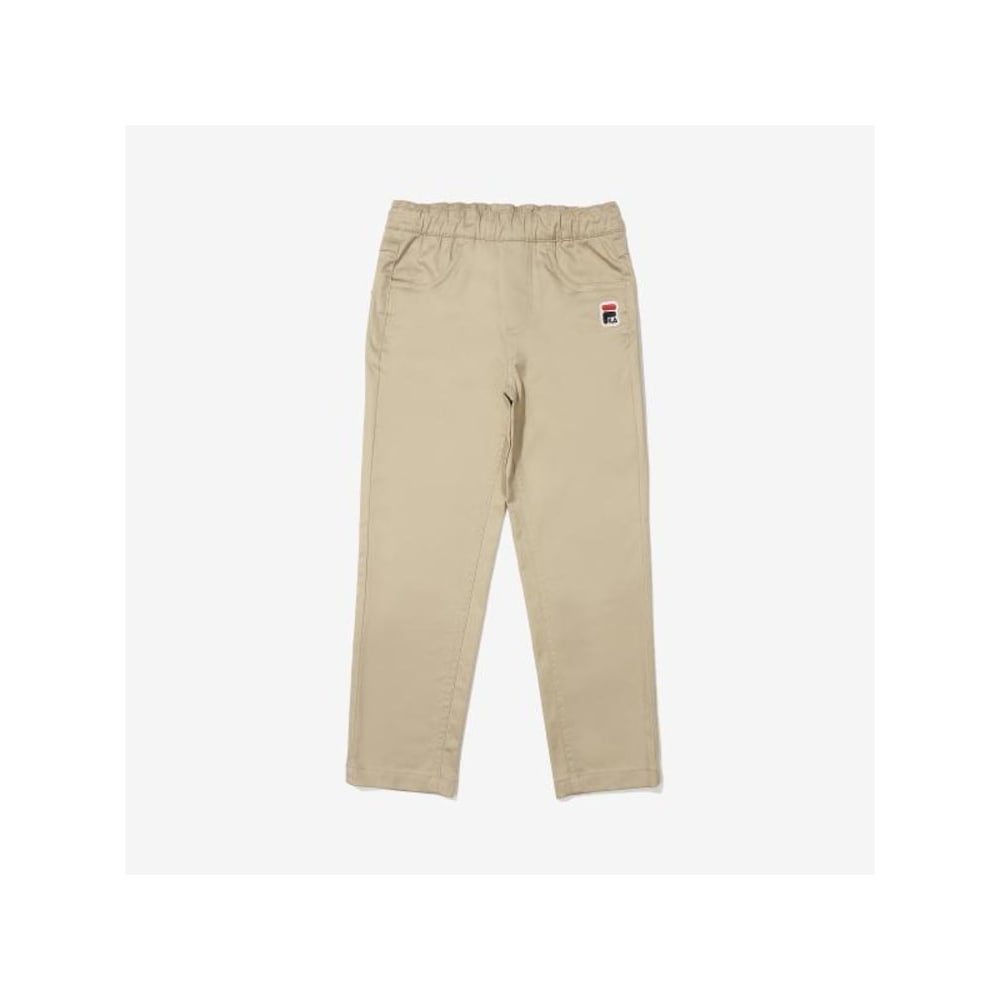 [FILA KIDS] コットンツイルベーシックパンツ (FK2PTE3101X_SKN) Q0ZFK2PTE3101XSKN