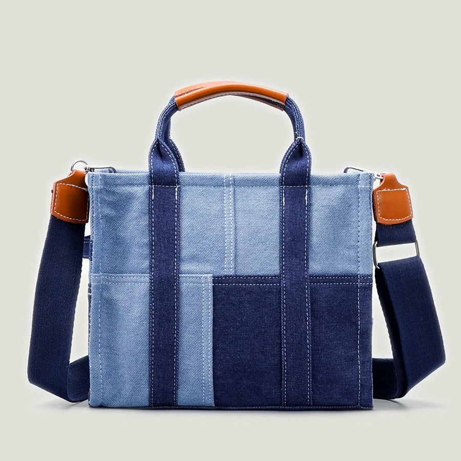 レディースバッグ鞄ハンドバッグトートバッグショルダーバッグキャンバスデニム通勤通学２カラー30%までに制限