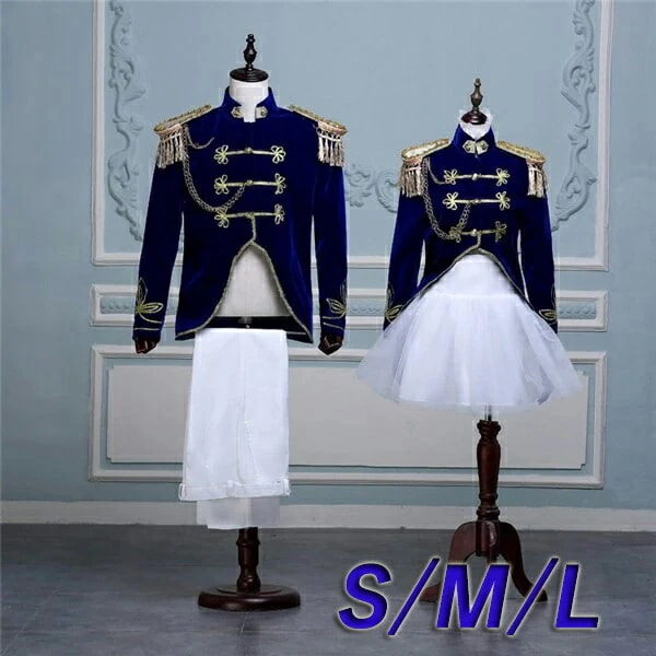 カラーゴシック 王子様 演出 華麗 王族服 忘会 中世ヨーロッパ風 演劇 男女 カップル ステージ 衣装 男性 舞台 セーラー服 軍服 シルク生地 貴族服 メンズ レディース 海軍服 クリスマス