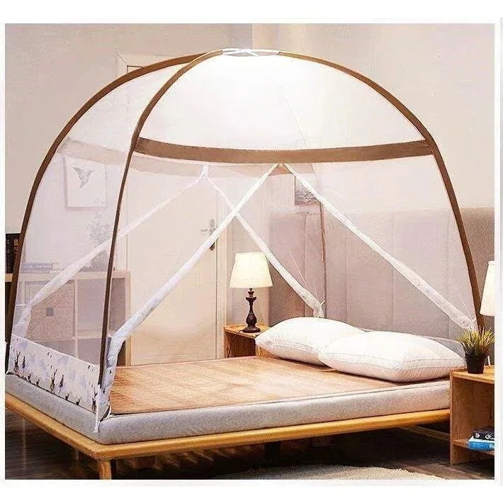 蚊除け テント式 虫 ワンタッチ 今の必需品 360防蚊対策 蚊帳 モスキートネット24 蚊 ムカデ