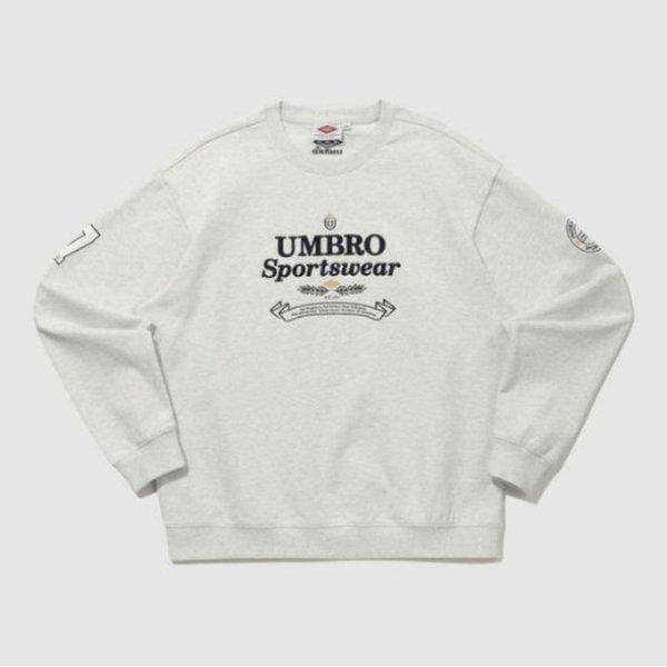 長袖Tシャツ KQF UQ111CFS21-OMG HBL ブリティッシュカジュアル スウェットシャツ / OATMEAL M / GREY 9,844円