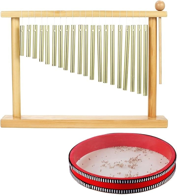 オーシャンドラム 25cm ウィンドチャイム 20音 楽器 波の音 効果音 知育