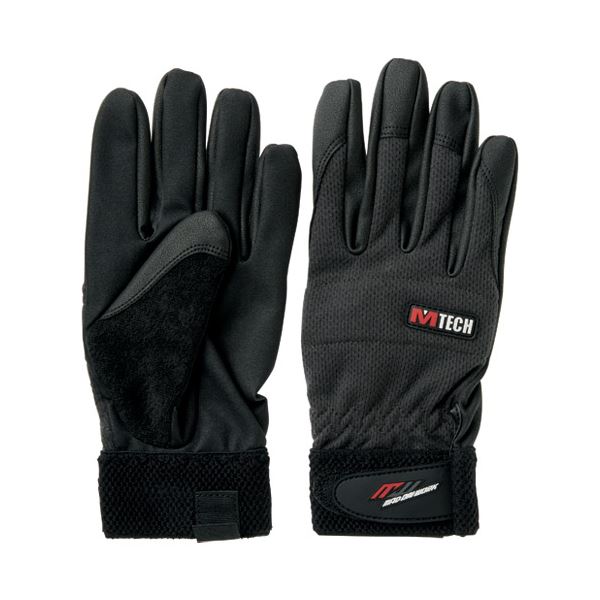 (まとめ）ミタニコーポレーション 合皮手袋 エムテック Sサイズ 209140(×5セット)