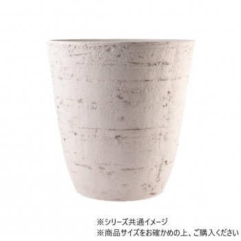 FR円錐ポットホワイトストーンL φ42xH45　3a00091