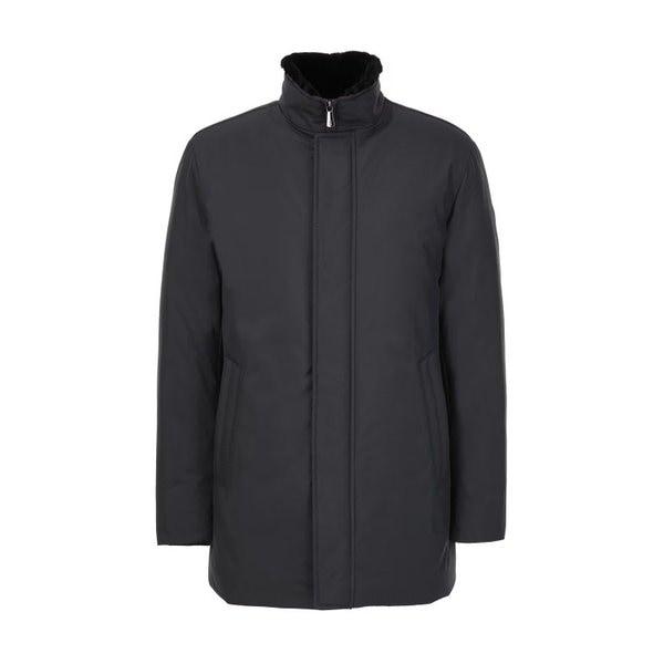 ネイビーファーカラーノンキルティングプルファージャンパー（DMJU5D074N2） 113,223円