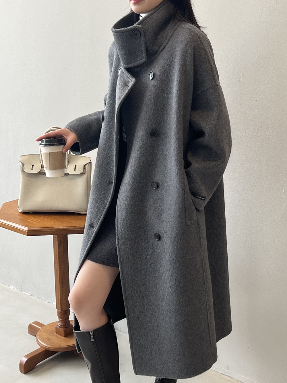 【【送.料.無.料】「言双」【高.品.質/急速出荷！】韓系 2025秋冬新品 大きいサイズ コート アウター カジュアル コート おしゃれ ロング レディース コート メガ割