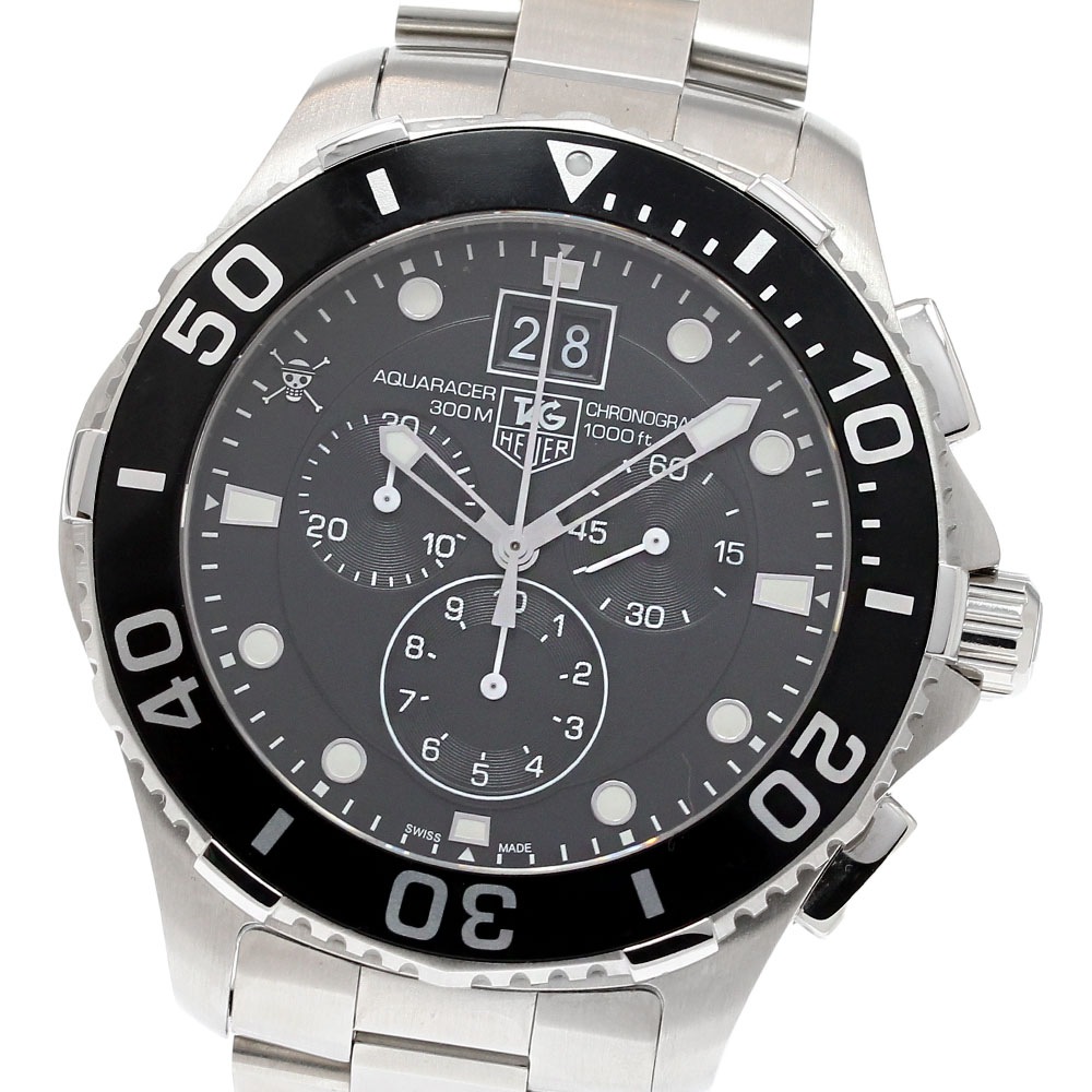 タグホイヤー TAG HEUER CAN1012 アクアレーサー ワンピース コラボモデル クォーツ メンズ 美品 _842184【中古】