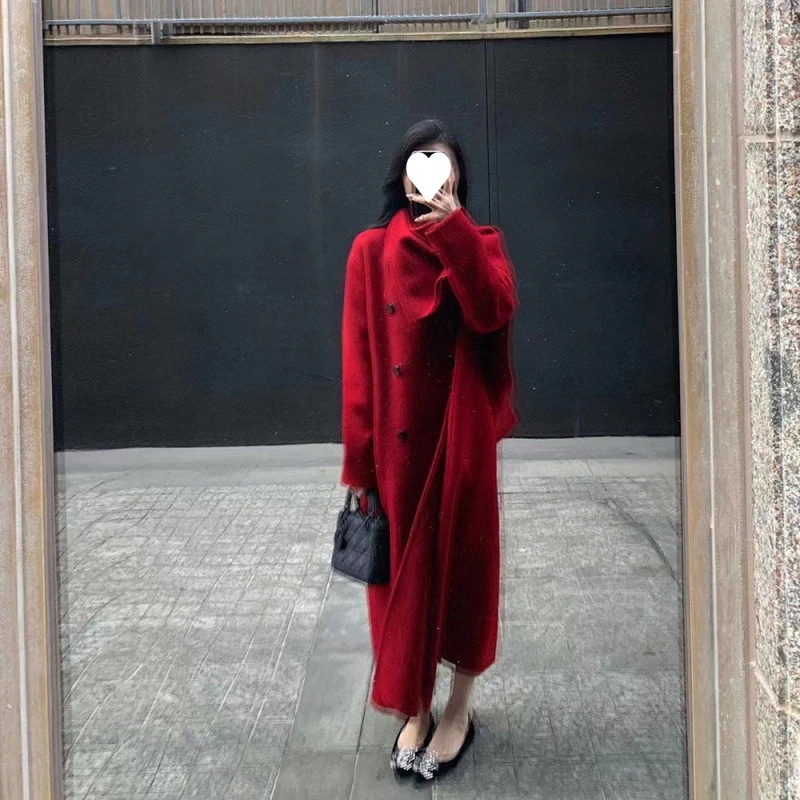 【送料無料】フランスのクリスマスの雰囲気と気質の高級ウールジャケット 5