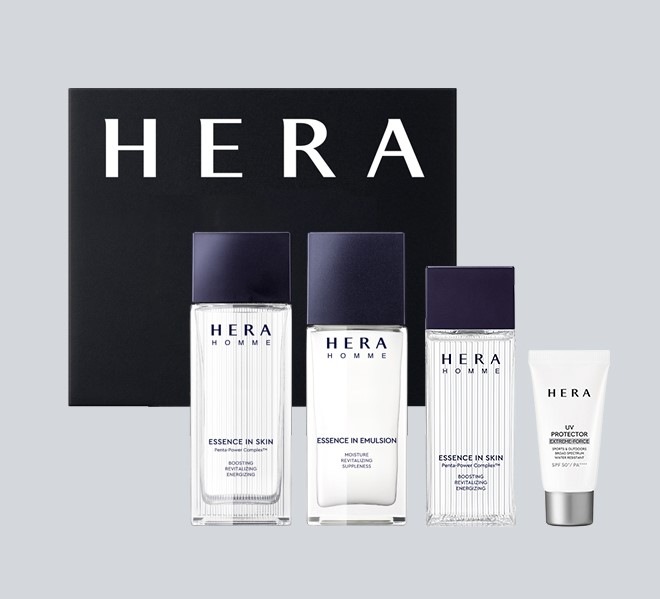 ギフト用 男性 オム スキンケアセット 2種 (トナー 125ml + エマルジョン 110ml + 大容量の贈呈品 75ml + サンプル追加贈呈)