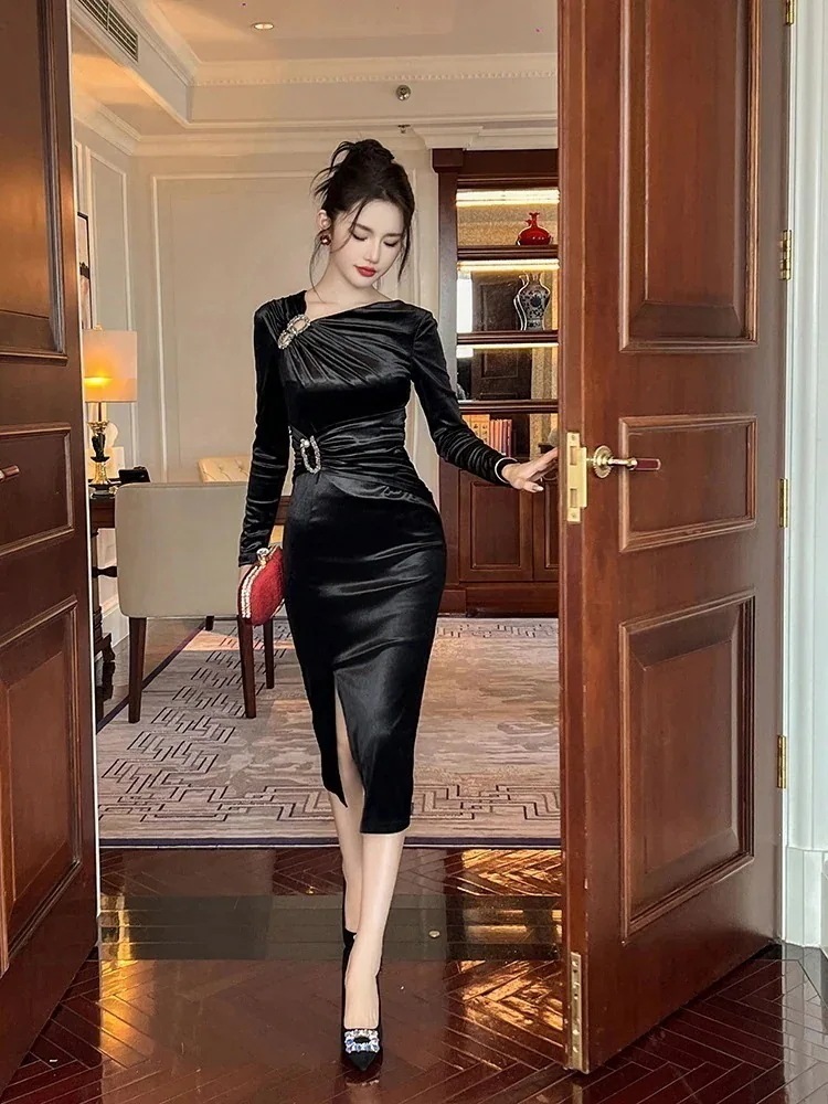 【JY.上品】 ワンピース パーティードレス キャバ 着痩せ 大人 お呼ばれ 同窓会 披露宴 卒業式 結婚式 ウェディング 二次会 成人式 ロングドレス 1230%までに制限 6,861円