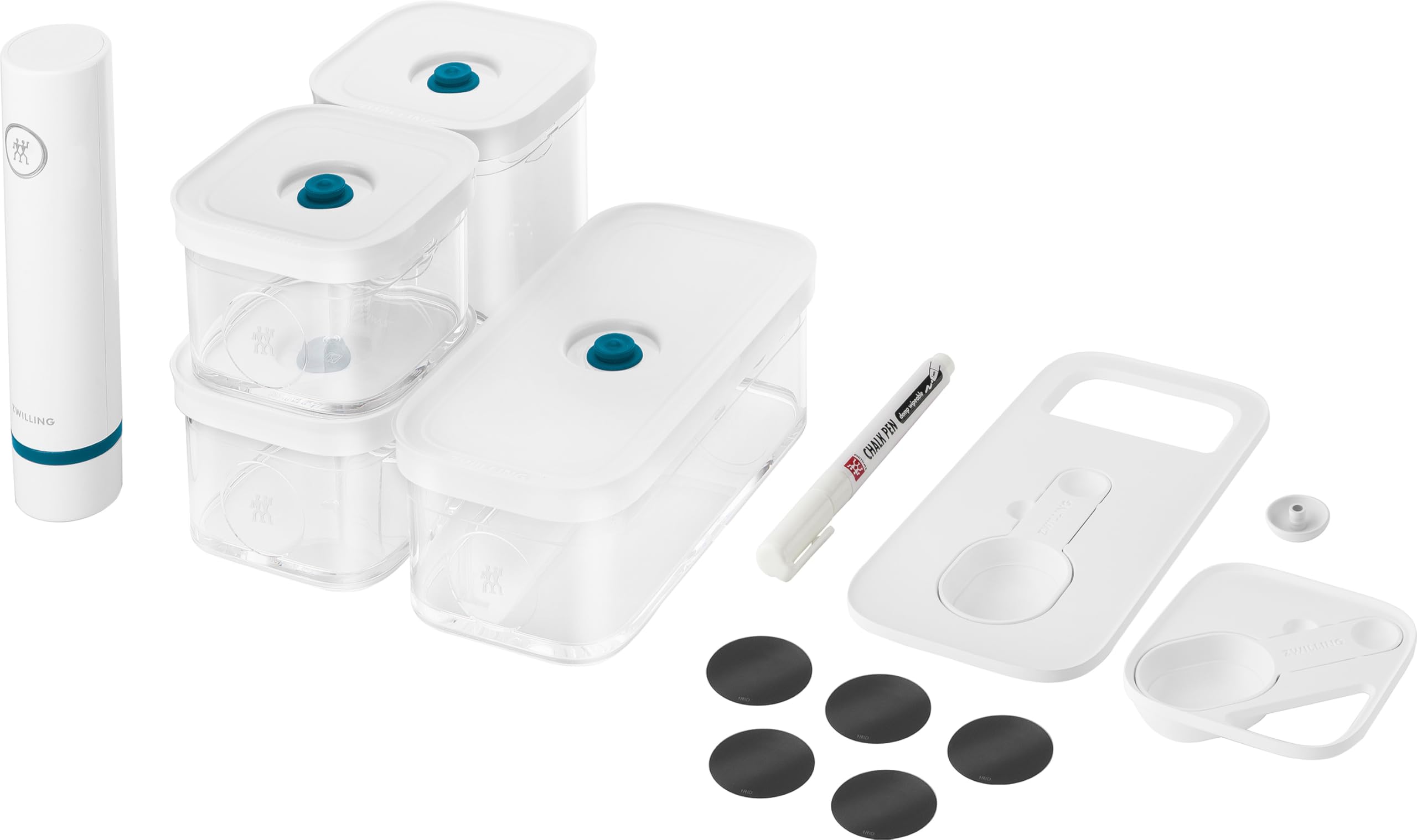 ZWILLING ツヴィリング 「 フレッシュ＆セーブ キューブ ラメール スターター9点セット ボックスSM付属 」真空 ポンプ 密閉 耐熱ガラス 保存容器 コンテナ パック 【日本正規販売品】Fr