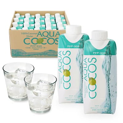 他サイト： ココナッツウォーター 330ml×20本 完全無添加 日本企業管理 天然果汁100％ ジュース 保存着色料が一切入っていない自然の南国ドリンク 脂質０！カロリーオフ330ml(20本（1箱）)の商品画像