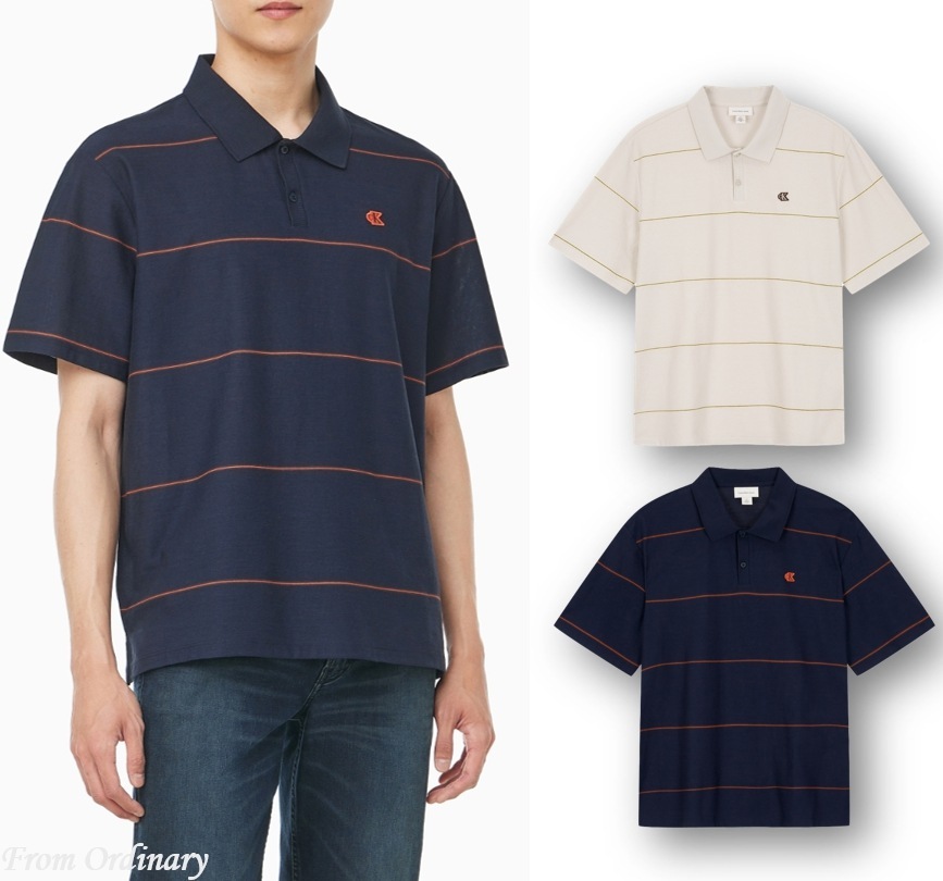 Easy Fit Stripe Polo T-Shirt (4RC269G)